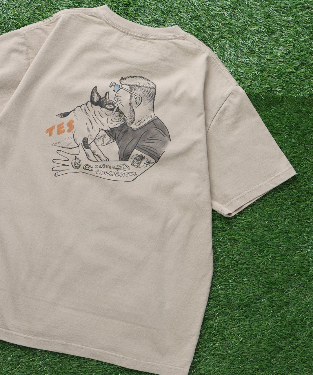 7月下旬お届け予定》TES MALIBU STAR TEE/ Tシャツ – TES | THE