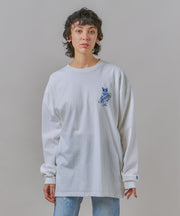 TES OLD SIGN FLOCKY LONG SLEEVE T-SHIRT / ロンT