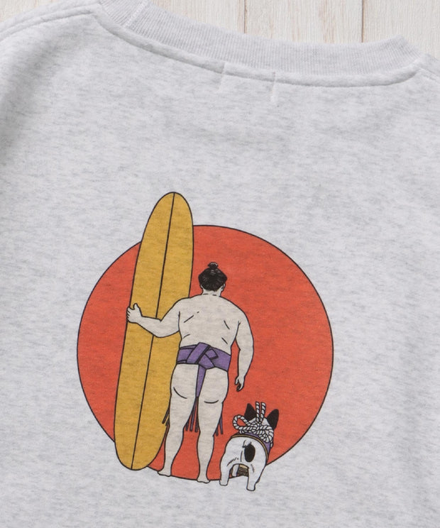 《12月下旬お届け予定》【WEB / FLAG SHOP限定】「TES TAKE IT EASY」 BIG SWEAT CREWNECK /オーバーサイズ・ビッグシルエット・クルーネック