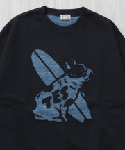 【WEB / FLAG SHOP限定】TES BUHI CAFE OPAL FINISH CREWNECK SWEAT / クルーネックスウェット