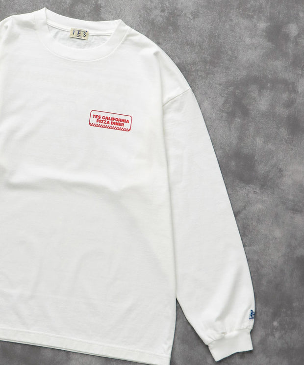 《9月下旬お届け予定》TES CALIFORNIA PIZZA DINER LONG SLEEVE T-SHIRT / ロンT