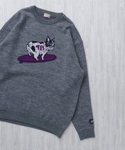 【WEB / FLAG SHOP限定】TES JAPAN MADE  TURN BUHI KNIT CN /クルーネックニット