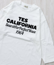 《12月下旬お届け予定》TES CALIFORNIA FOOT BALL T-SHIRT 9SLEEVE / フットボールTシャツ ９分袖