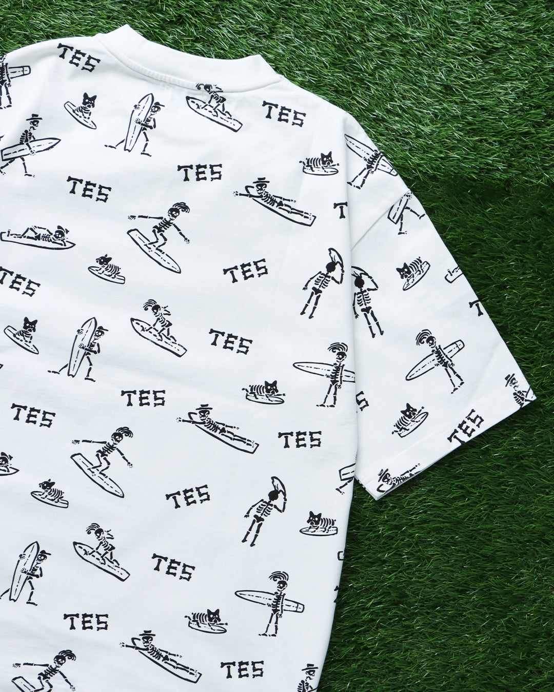 TES ENDLESS SURFIN ALL OVER T-SHIRT / ビッグシルエットTシャツ