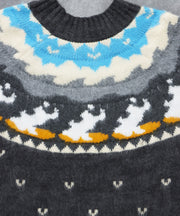 TES FB JQ KNIT / クルーネックニット