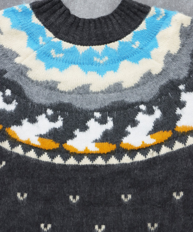 TES FB JQ KNIT / クルーネックニット