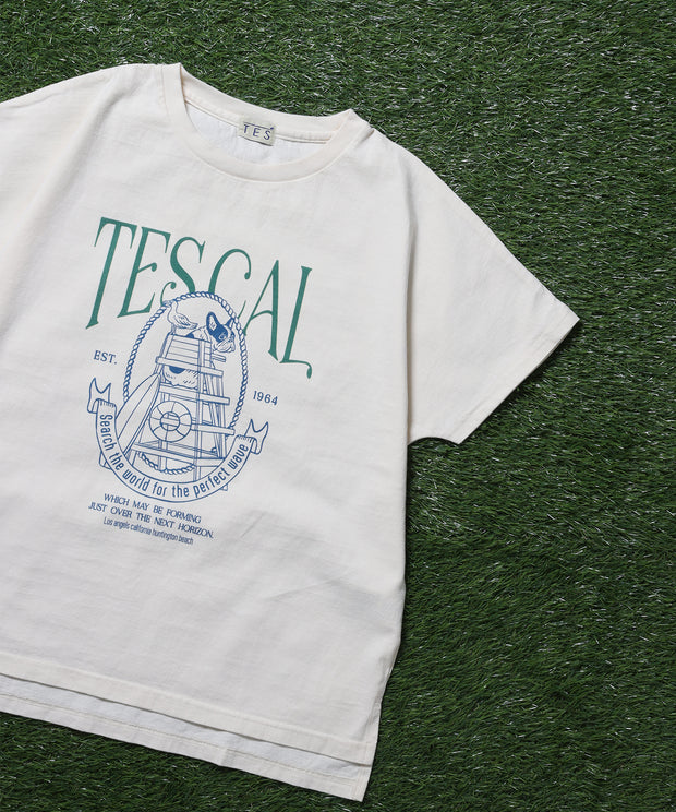 5月下旬お届け予定》DOLMAN SLEEVE 2COLOR LOGO-TEE/レディース