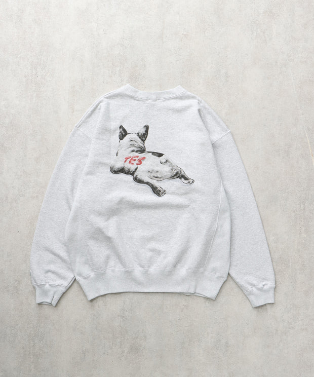 《再入荷》【WEB / FLAG SHOP限定】TES PIDE PT SWEAT/ クルースウェット