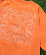 【一部再入荷】TES BANDANA EMB BIG T-SHIRT / ビッグシルエットTシャツ