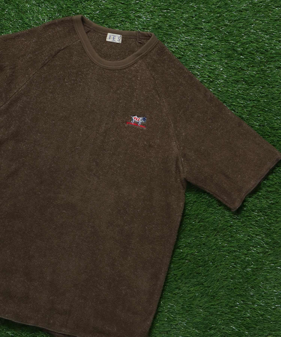 TES-GOLF COMFORTABLE PILE MOC NECK T-SHIRT / モックネック