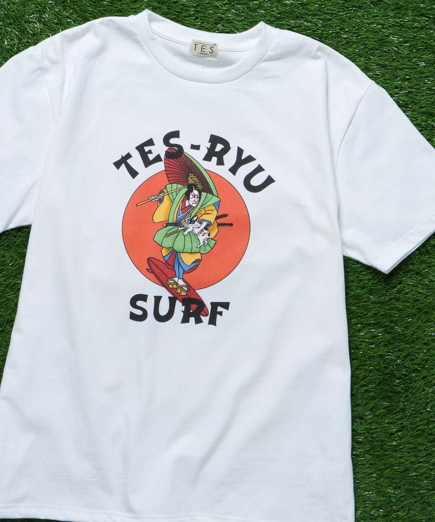 TES RYU SURF-KABUKI T-SHIRT / Tシャツ – TES | THE ENDLESS SUMMER