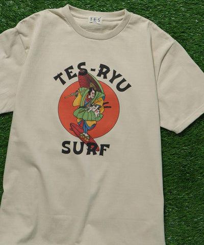 《4月中旬お届け予定》TES RYU SURF-KABUKI T-SHIRT / Tシャツ