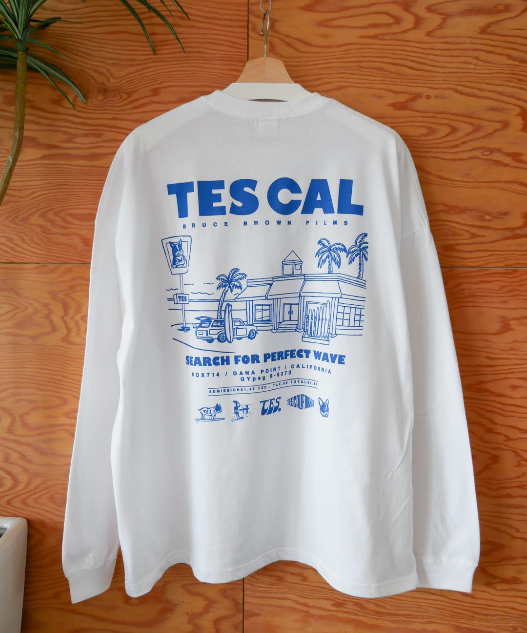 WEB / FLAG SHOP限定】TES CAL DINER LONG SLEEVE T | オーバー