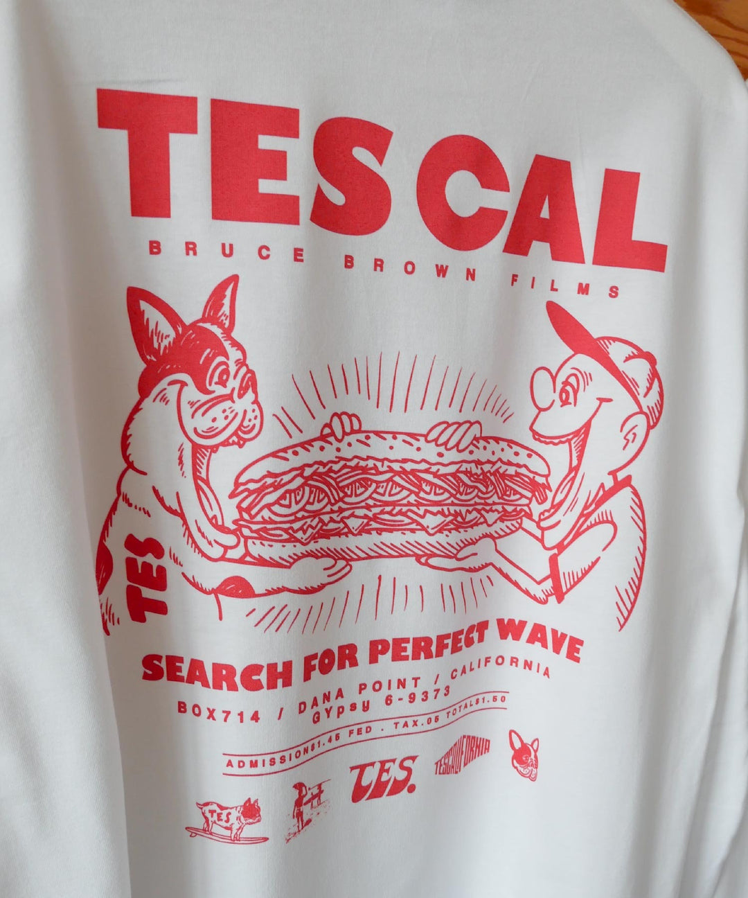 WEB / FLAG SHOP限定】TES CAL DINER LONG SLEEVE T | オーバー