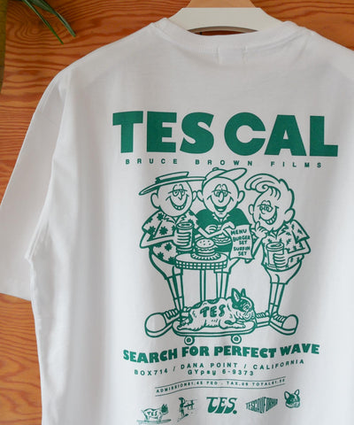 【WEB / FLAG SHOP限定】TES CAL DINER BIG T-SHIRT /オーバーサイズ・ビッグシルエット・半袖T