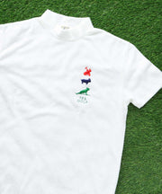 TES-GOLF COMFORTABLE PILE MOC NECK T-SHIRT / モックネックパイルTシャツ