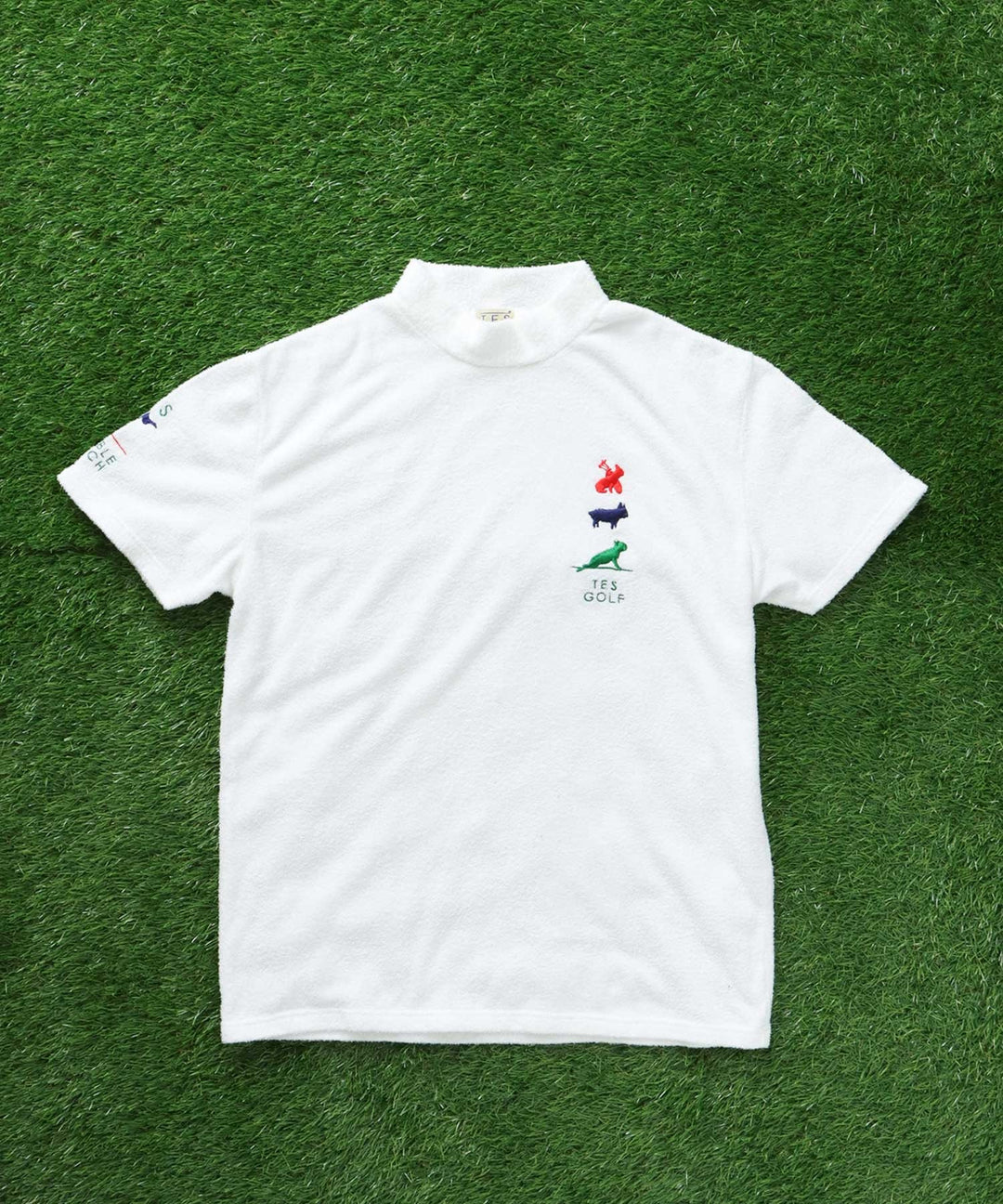 TES-GOLF COMFORTABLE PILE MOC NECK T-SHIRT / モックネックパイルTシャツ – TES | THE  ENDLESS SUMMER