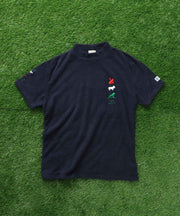 《6月下旬お届け予定》TES-GOLF COMFORTABLE PILE MOC NECK T-SHIRT / モックネックパイルTシャツ