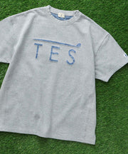 TES BASIC LOGO OPAL FINISH BIG TEE / ビッグシルエットTシャツ