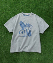 TES BUHI LOGO OPAL FINISH BIG TEE / ビッグシルエットTシャツ