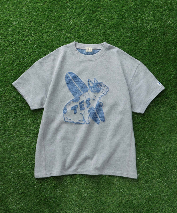 TES BUHI LOGO OPAL FINISH BIG TEE / ビッグシルエットTシャツ