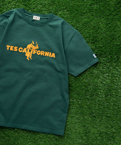 TES CALIFORNIA FLOCK LOGO T-SHIRT / Tシャツ