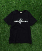 TES CALIFORNIA FLOCK LOGO T-SHIRT / Tシャツ