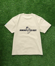 《6月下旬お届け予定》TES CALIFORNIA FLOCK LOGO T-SHIRT / Tシャツ