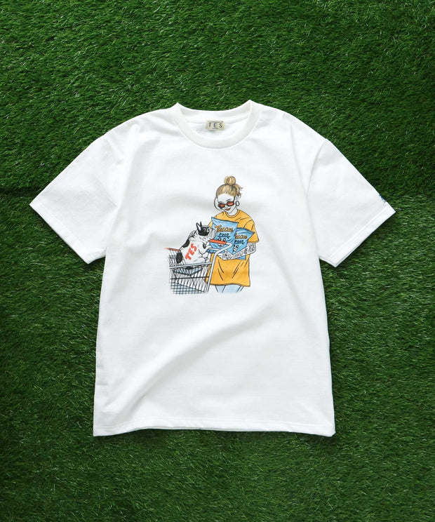 《6月下旬お届け予定》 TES MALIBU GIRL T-SHIRT / Tシャツ