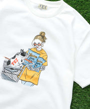 《6月下旬お届け予定》 TES MALIBU GIRL T-SHIRT / Tシャツ