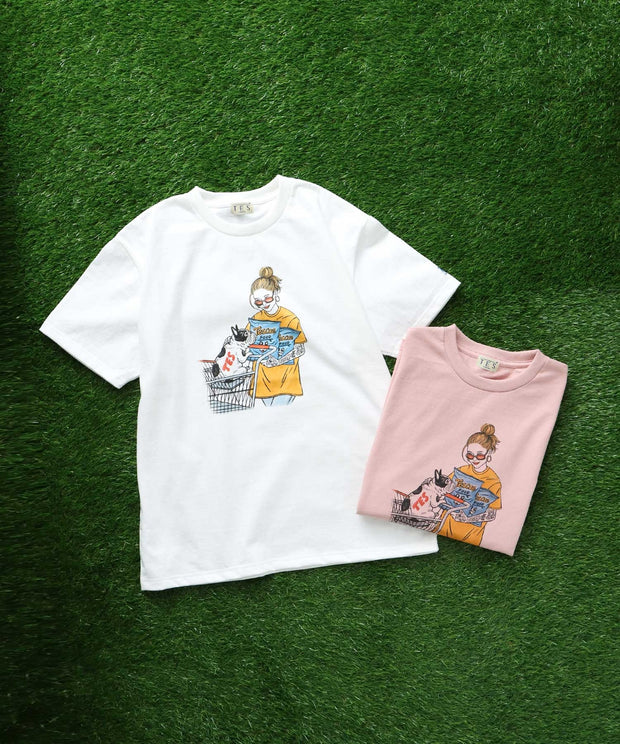 《6月下旬お届け予定》 TES MALIBU GIRL T-SHIRT / Tシャツ