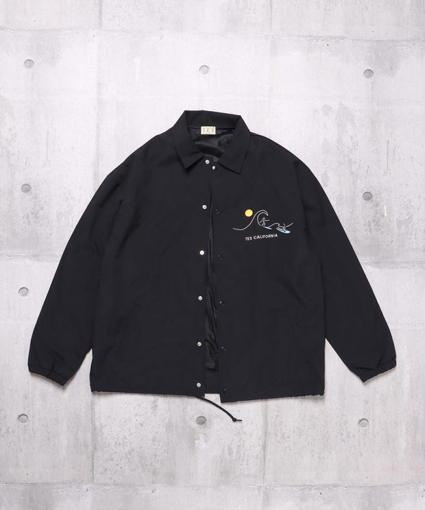 TES SURF GIRL EMB COACH JACKET / コーチジャケット