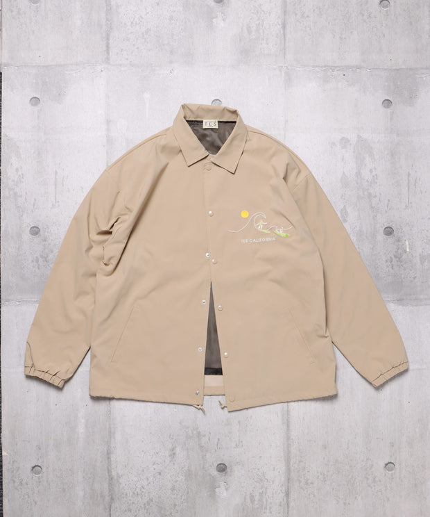 TES SURF GIRL EMB COACH JACKET / コーチジャケット