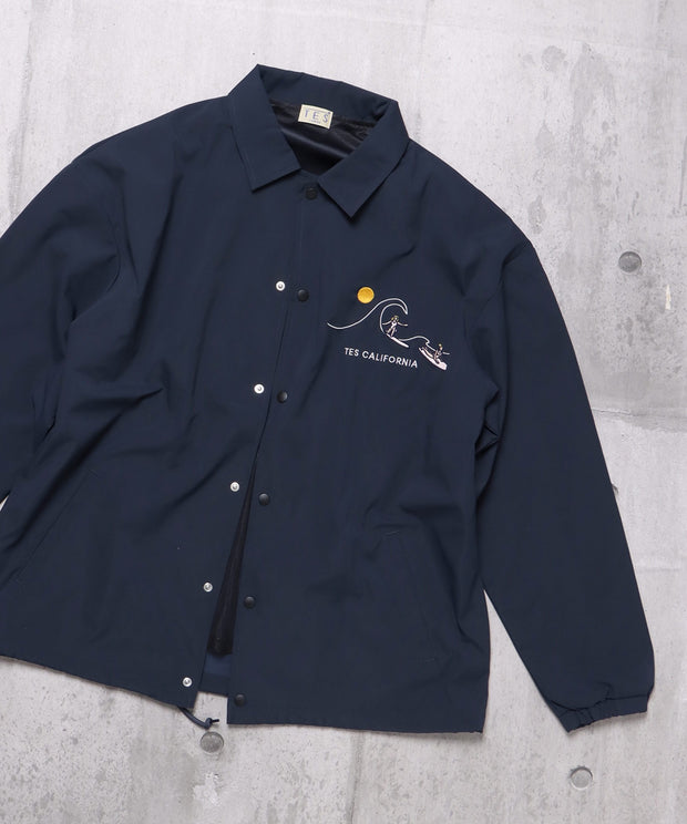 TES SURF GIRL EMB COACH JACKET / コーチジャケット