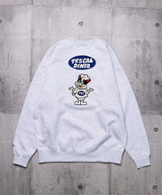 TES CAL DINER EMB BIG SWEAT / クルーネックスウェット