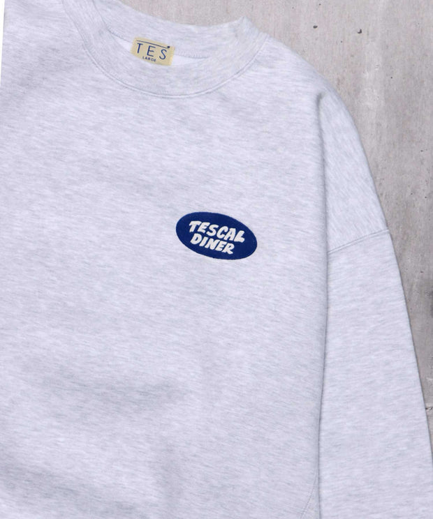 TES CAL DINER EMB BIG SWEAT / クルーネックスウェット