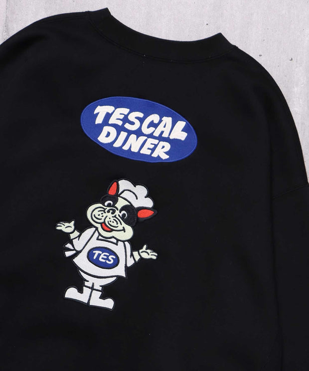 TES CAL DINER EMB BIG SWEAT / クルーネックスウェット