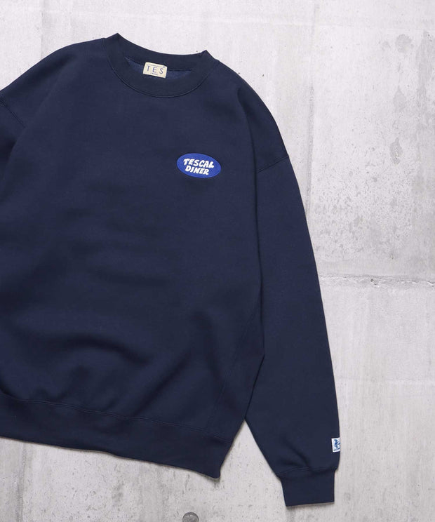 TES CAL DINER EMB BIG SWEAT / クルーネックスウェット