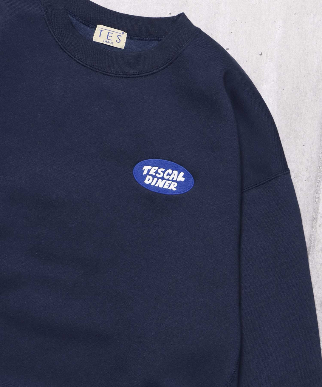 TES CAL DINER EMB BIG SWEAT / クルーネックスウェット – TES