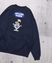 TES CAL DINER EMB BIG SWEAT / クルーネックスウェット