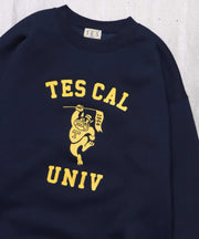 TES COLLEGE EMB BIG SWEAT / クルーネックスウェット