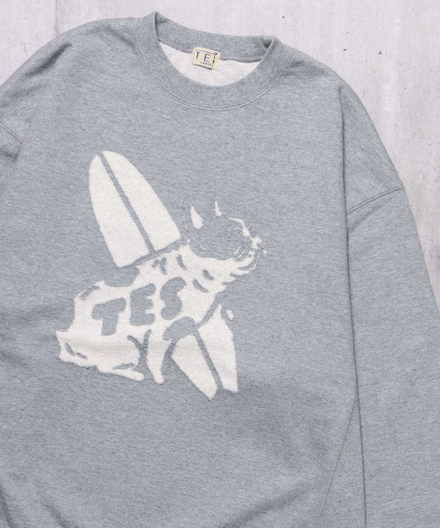 TES BUHI CAFE OPAL FINISH CREW NECK SWEAT / クルーネックスウェット