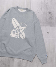 TES BUHI CAFE OPAL FINISH CREW NECK SWEAT / クルーネックスウェット