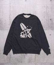 TES BUHI CAFE OPAL FINISH CREW NECK SWEAT / クルーネックスウェット