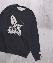 TES BUHI CAFE OPAL FINISH CREW NECK SWEAT / クルーネックスウェット