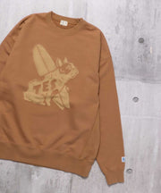 TES BUHI CAFE OPAL FINISH CREW NECK SWEAT / クルーネックスウェット