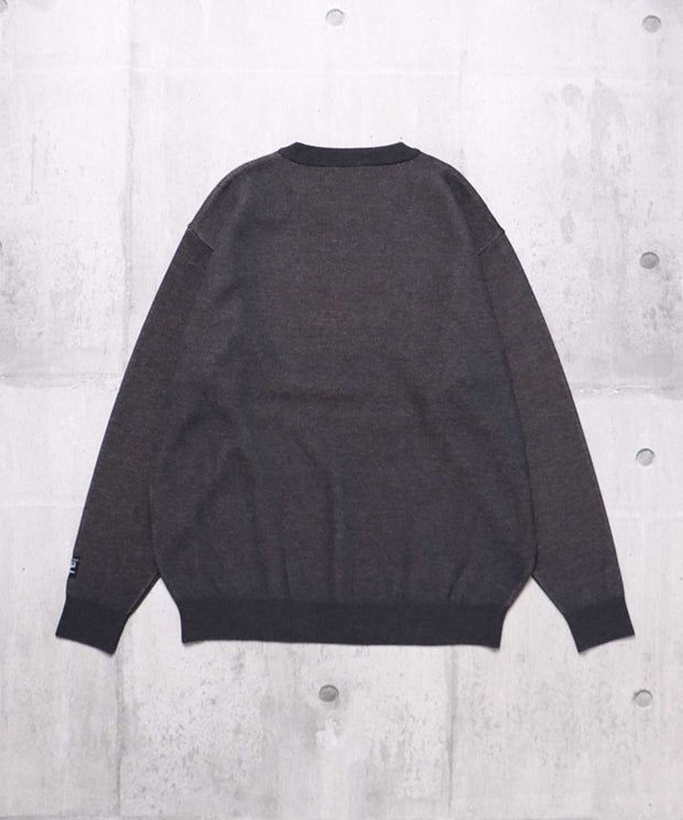 TES BOX LOGO JQ CREWNECK KNIT / クルーネックニット