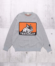 TES BOX LOGO JQ CREWNECK KNIT / クルーネックニット