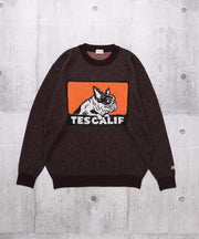 TES BOX LOGO JQ CREWNECK KNIT / クルーネックニット