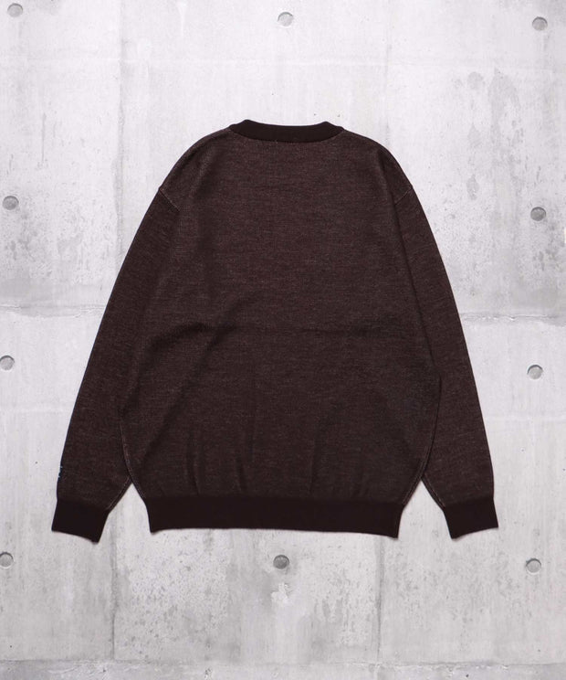 TES BOX LOGO JQ CREWNECK KNIT / クルーネックニット